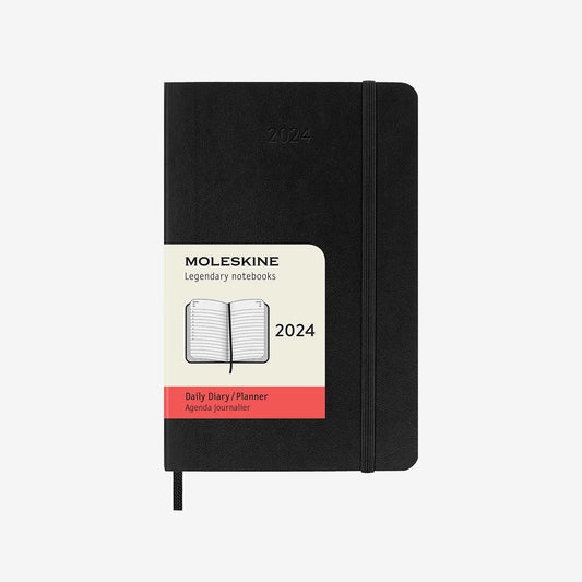 Moleskine Daily Planner 2024, Pocket (Softcover)