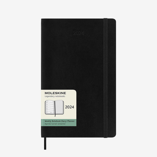 Moleskine Weekly Planner 2024, A5 (Softcover)