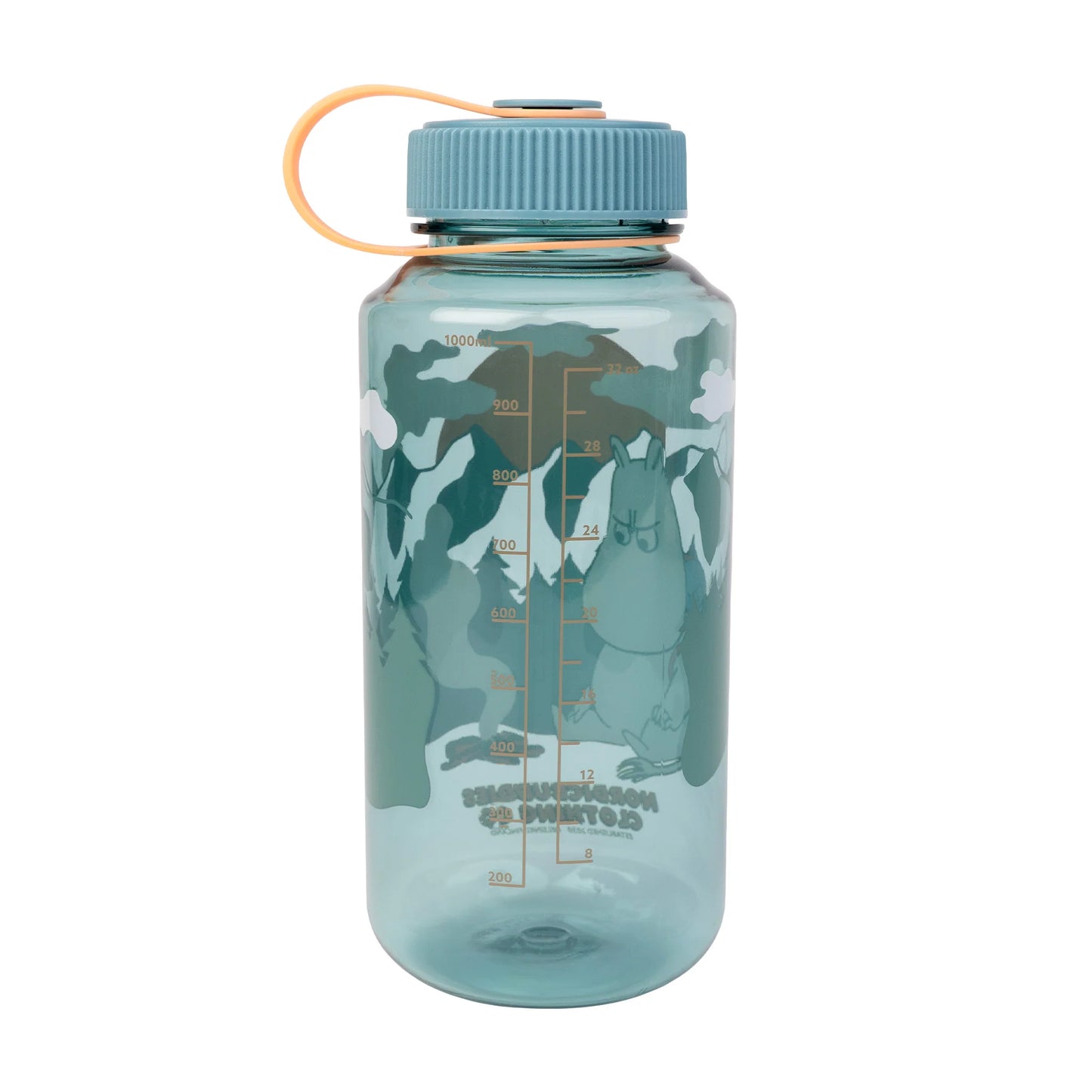 Nordicbuddies Moomintroll Adventure Water Bottle, 1000 ml