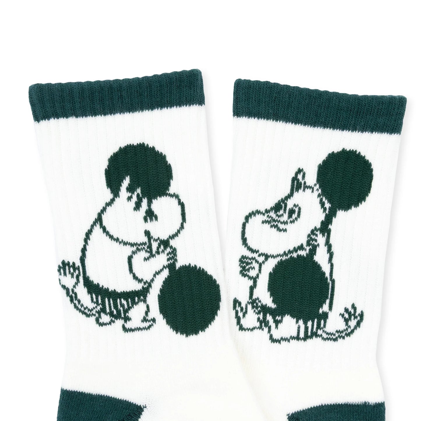 Nordicbuddies Moomintroll Weightlifting Active Women's Socks, Green