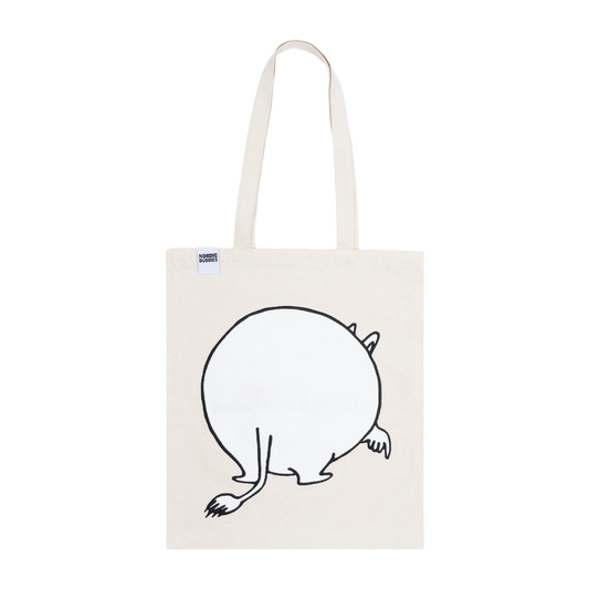 NordicBuddies Moomintroll Soft Character Tote Bag, White