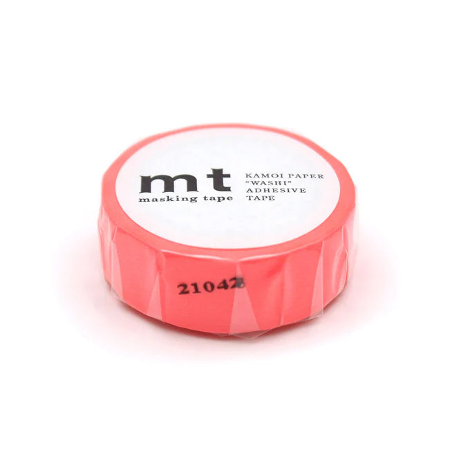 Mt masking tape Mt Basic Shocking 15mm Washi Tape, Red