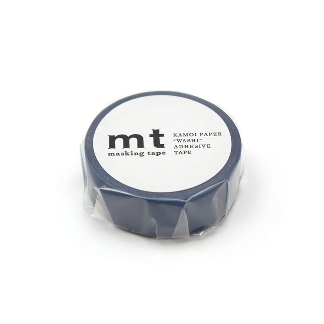 Mt masking tape Mt Basic 15mm Washi Tape, Smoky Blue