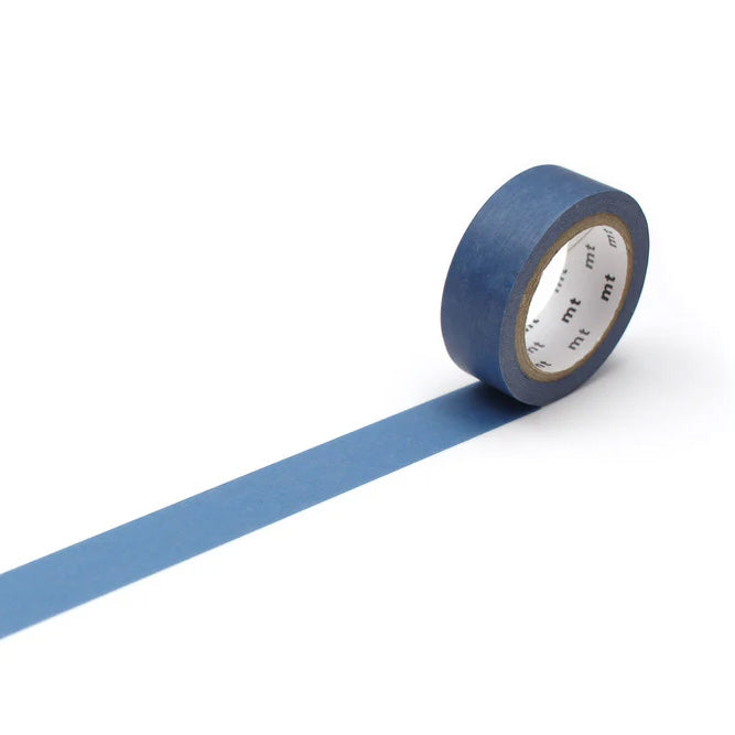 Mt masking tape Mt Basic 15mm Washi Tape, Smoky Blue