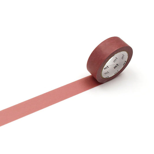 Mt masking tape Mt Basic 15mm Washi Tape, Light Vermilion
