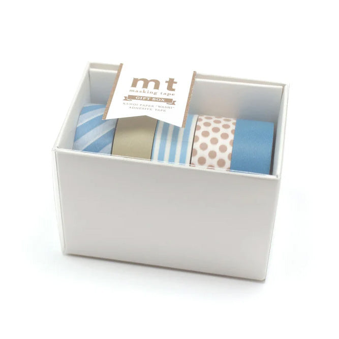Mt masking tape Mt Gift Box set of 5 15 mm Washi Tape, Grayish