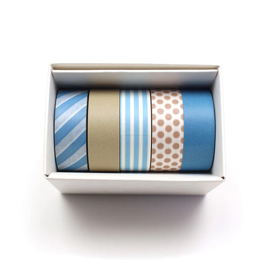 Mt masking tape Mt Gift Box set of 5 15 mm Washi Tape, Grayish