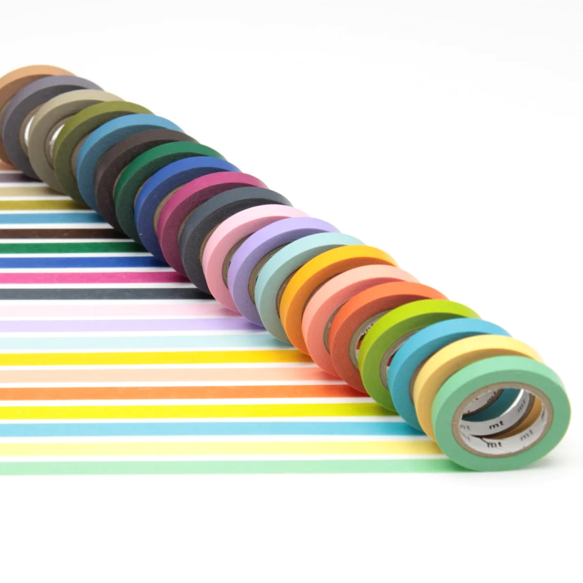 Mt masking tape Mt Basic 20 pk 7 mm Washi Tape, Light and Muted Colour