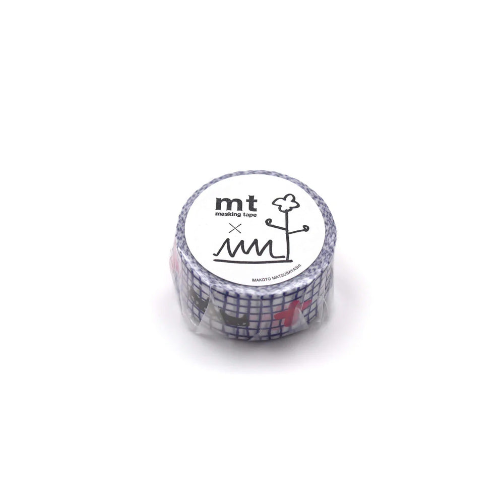 Mt masking tape Mt x Makoto Matsubayashi 15mm Washi Tape, Friend