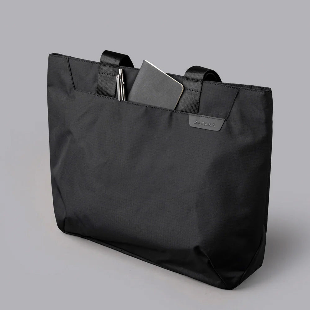 ALPAKA Elements Tote Medium Axoflux 210D, Black/Grey