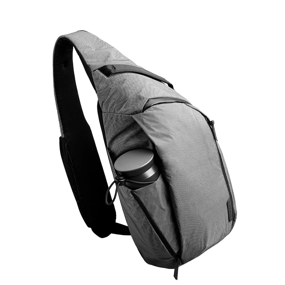 ALPAKA Metro Crossbody Grey Ultradyne 100D, Left Shoulder