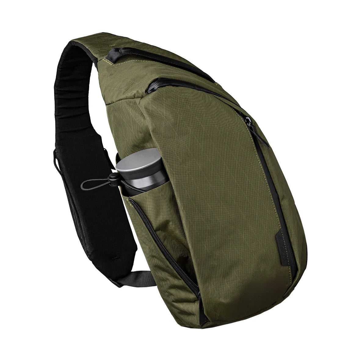 ALPAKA Metro Crossbody Olive Green X-Pac X42, Left Shoulder