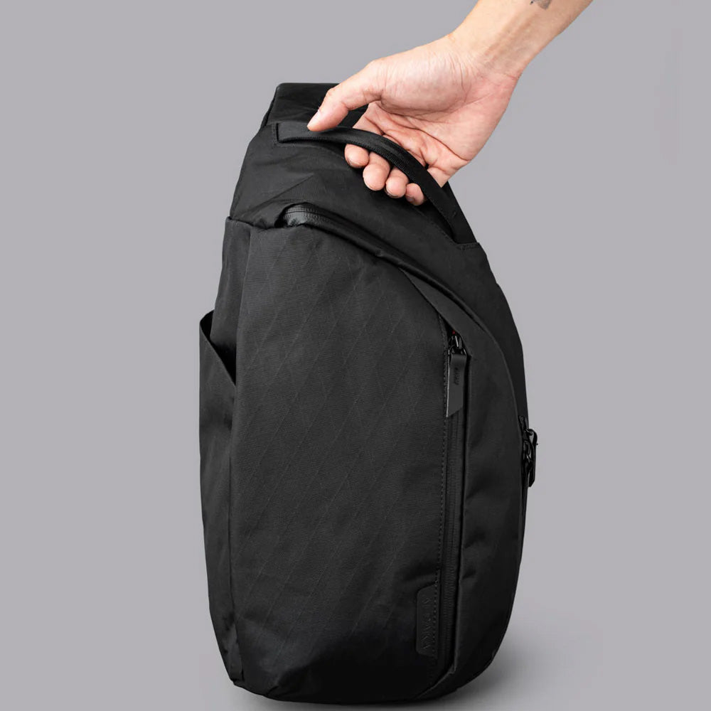 ALPAKA Metro Crossbody Black X-Pac X42, Left Shoulder