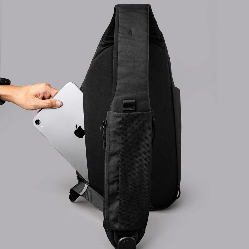 ALPAKA Metro Crossbody Black X-Pac X42, Left Shoulder