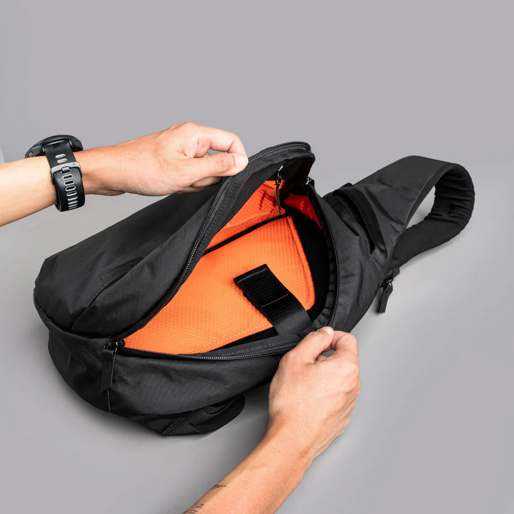 ALPAKA Metro Crossbody Black X-Pac X42, Left Shoulder