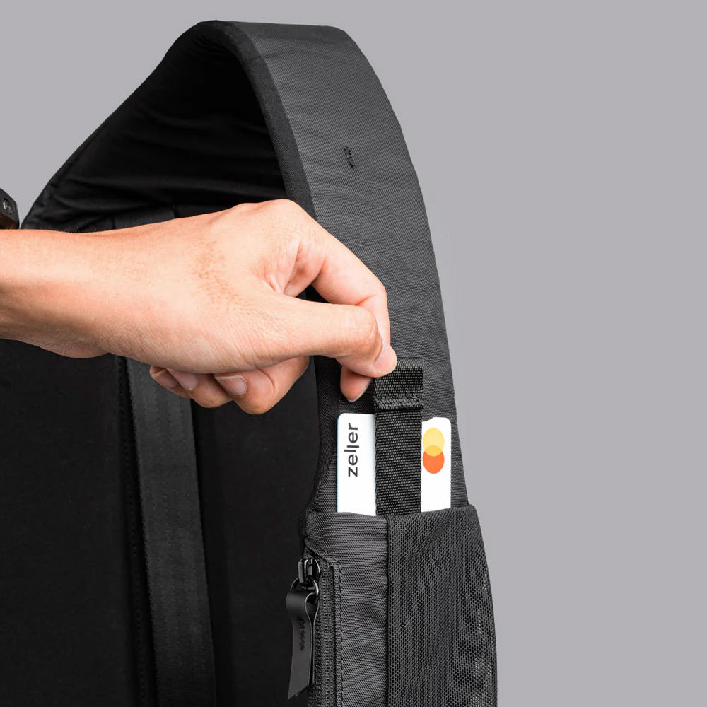 ALPAKA Metro Crossbody Black X-Pac X42, Left Shoulder