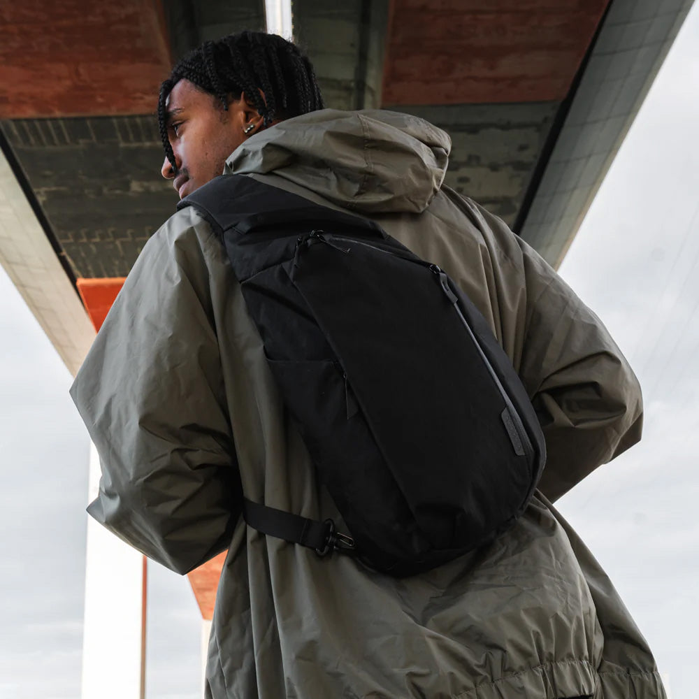 ALPAKA Metro Crossbody Black X-Pac X42, Left Shoulder