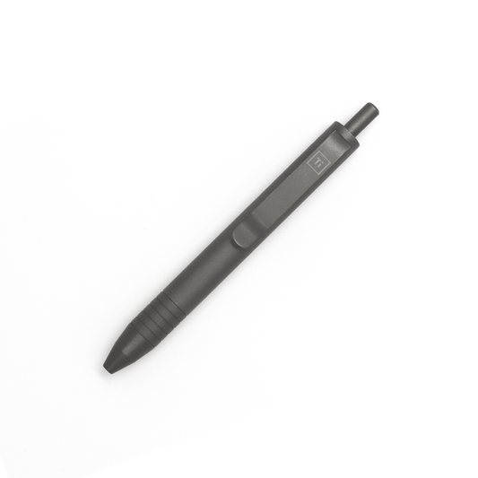 Big i Design Mini Click Pen, Titanium Stonewashed