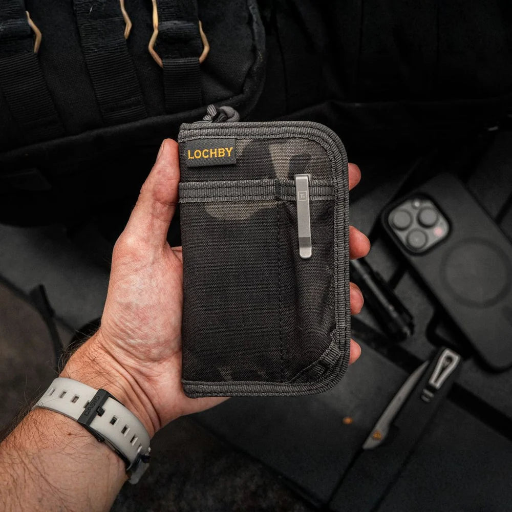 Lochby Mini Pocket Journal, Black Multicam