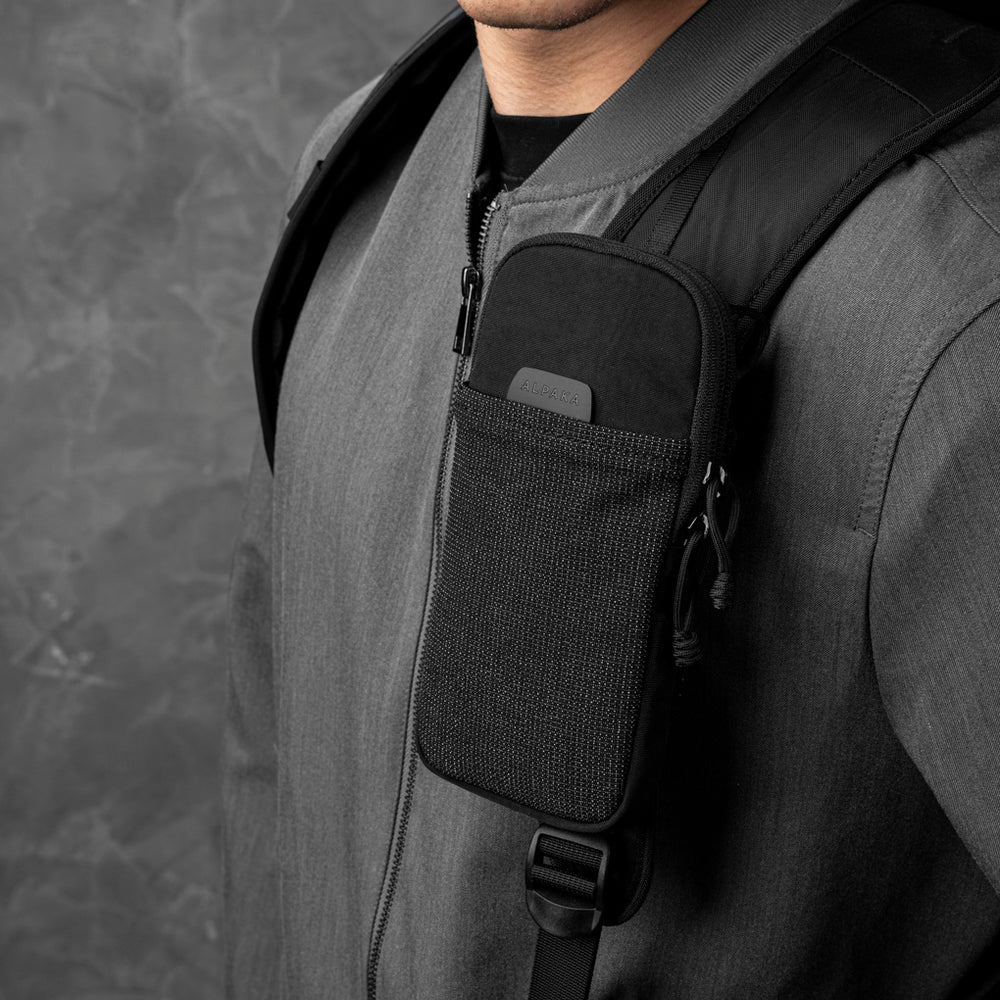 ALPAKA Modular Shoulder Pocket Slim Axoflux 400D, Black