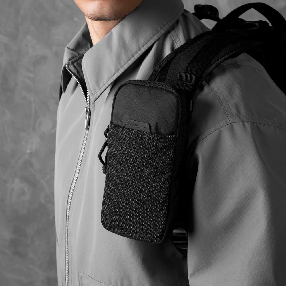 ALPAKA Modular Shoulder Pocket Slim Ultradyne 100D, Black