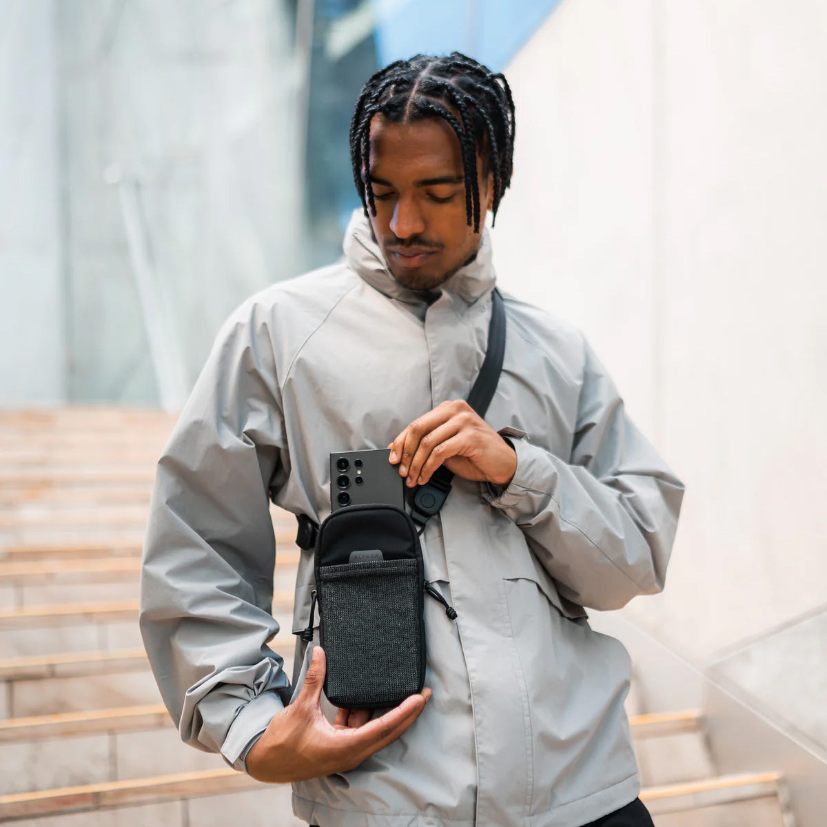 ALPAKA Modular Shoulder Pocket Slim Axoflux 400D, Black