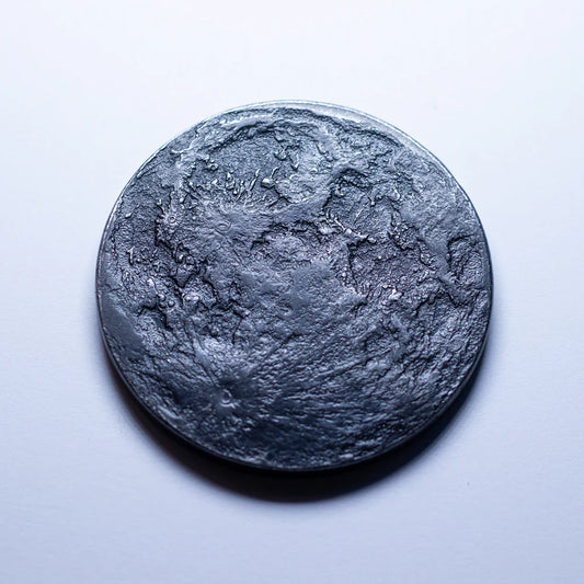 Shire Post Mint Iron Super New Moon Coin, Large 1.5 in / 38 mm