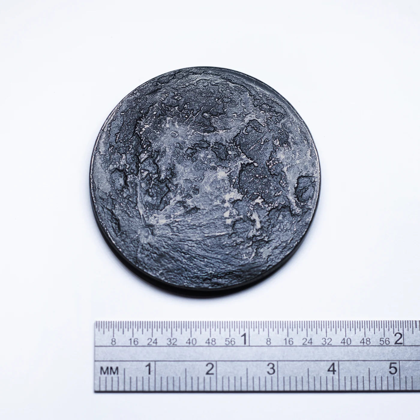 Shire Post Mint Iron Super New Moon Coin, Large 1.5 in / 38 mm