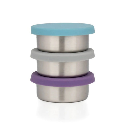 Moonmoon Mini Stainless Steel Sauce & Dressing Pots Leakproof, Set of 3