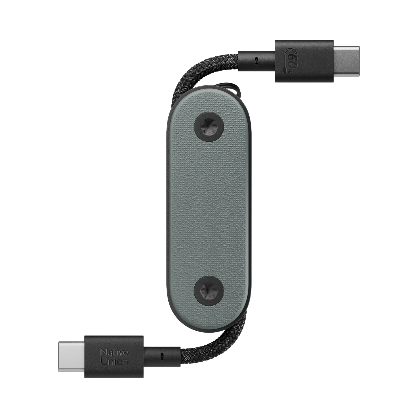 Native Union Pocket Cable (USB-C to USB-C), Slate Green