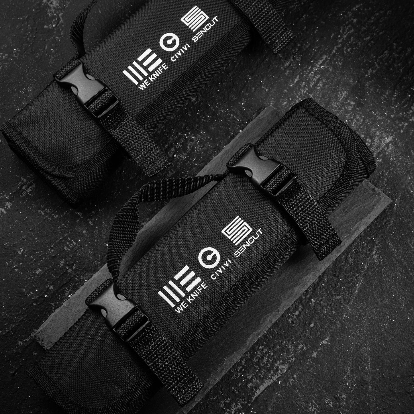 WEKNIFE Knife Rolls, Black - Farsdagskampanje