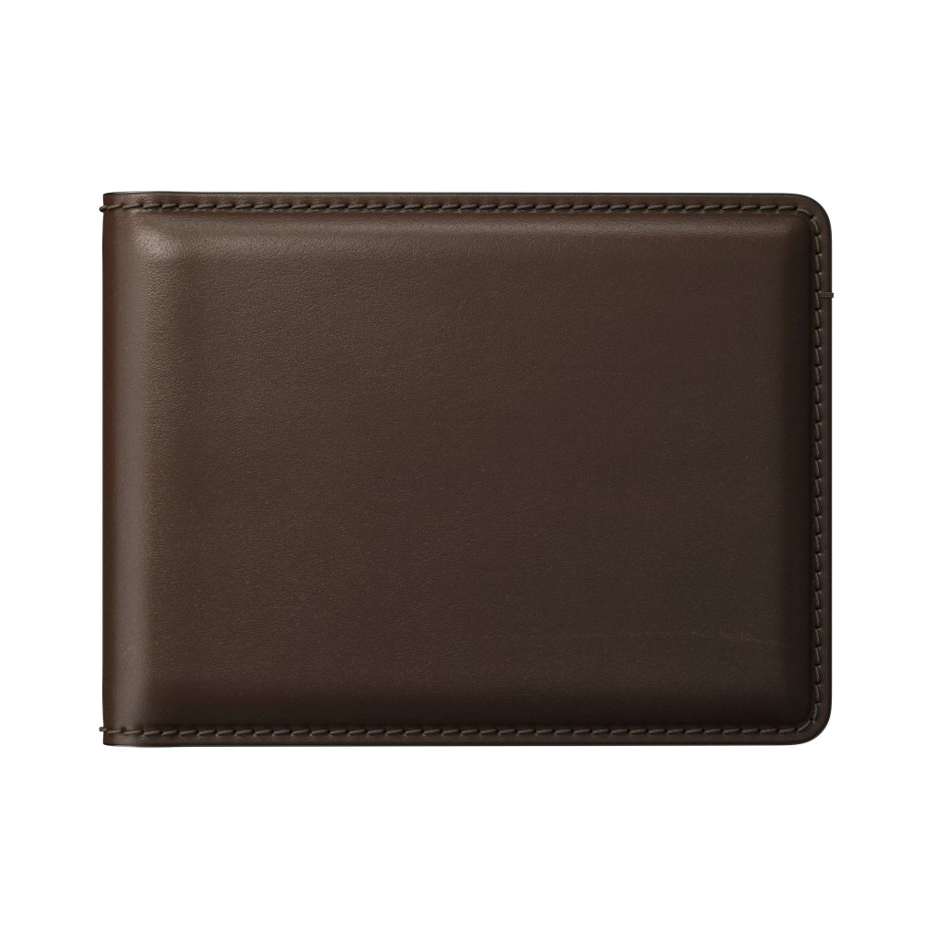 Nomad Bifold Wallet Horween Leather, Rustic Brown