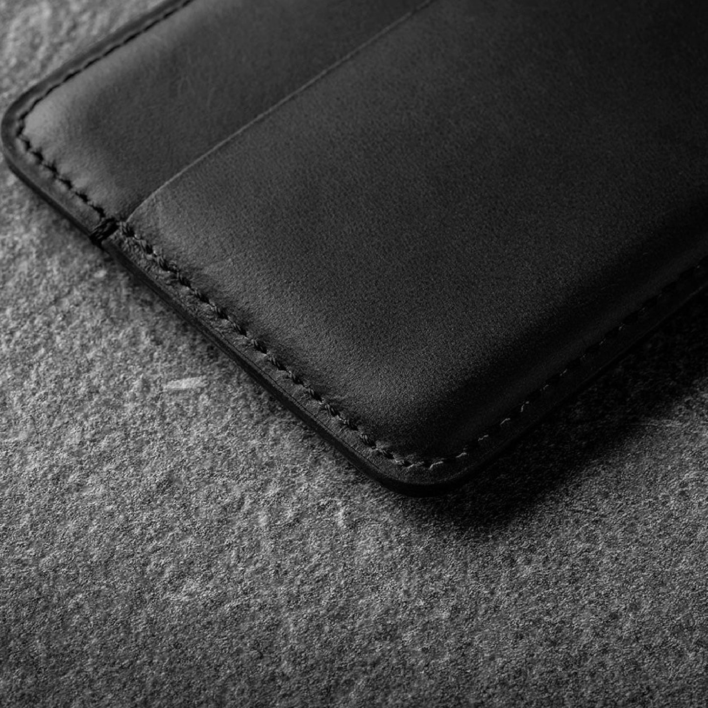 Nomad Card Wallet Horween Leather, Black