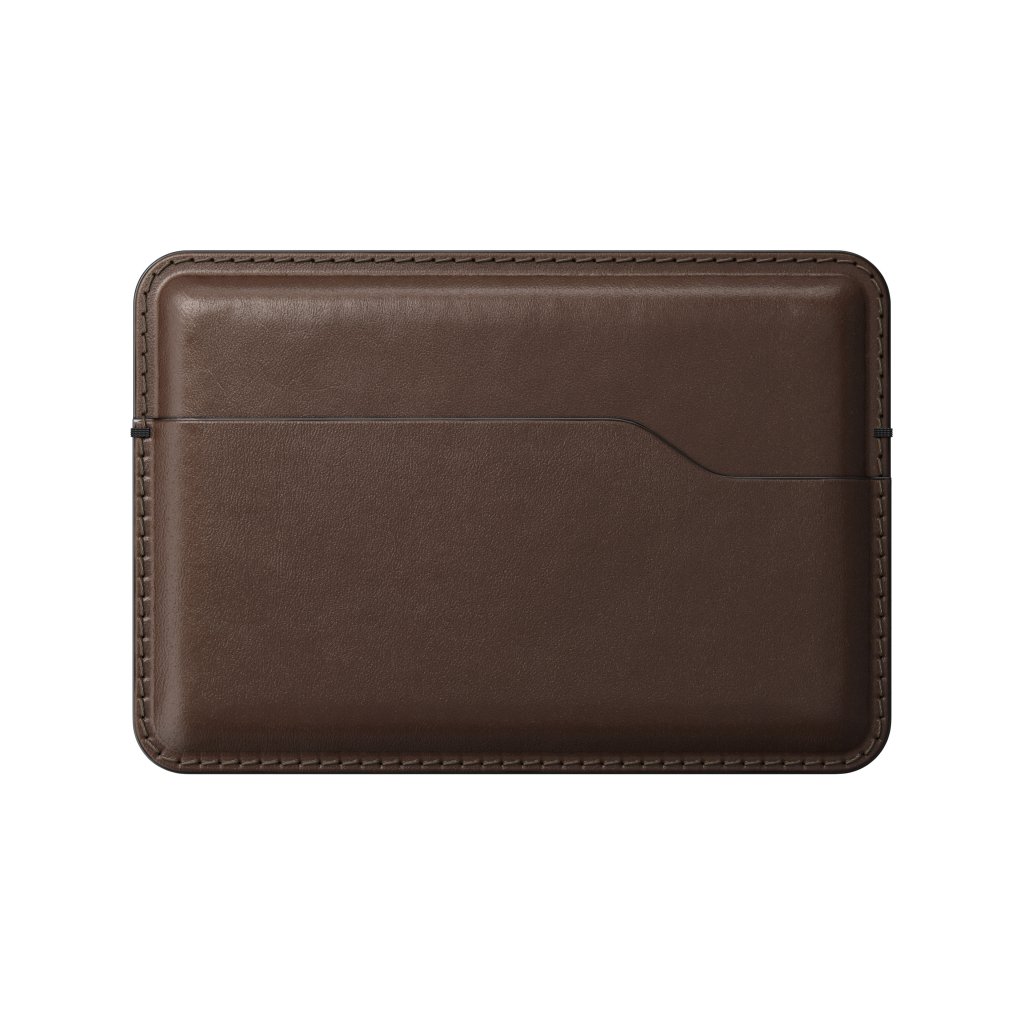 Nomad Card Wallet Horween Leather, Rustic Brown