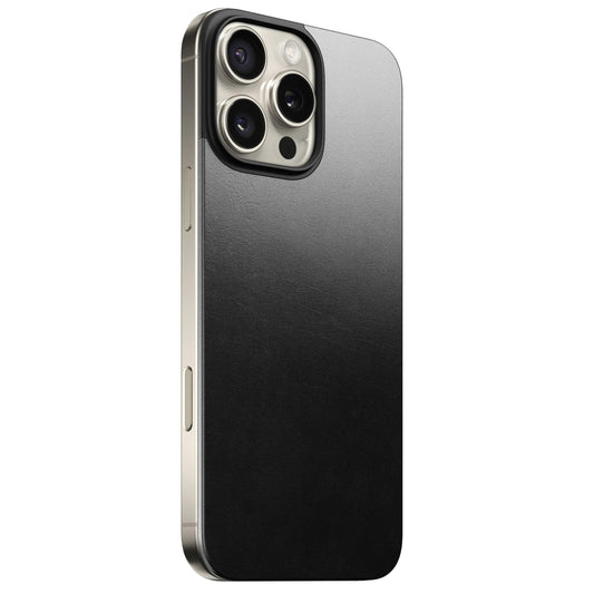 Nomad Magnetic Horween Leather Back iPhone 16 Pro Max, Black