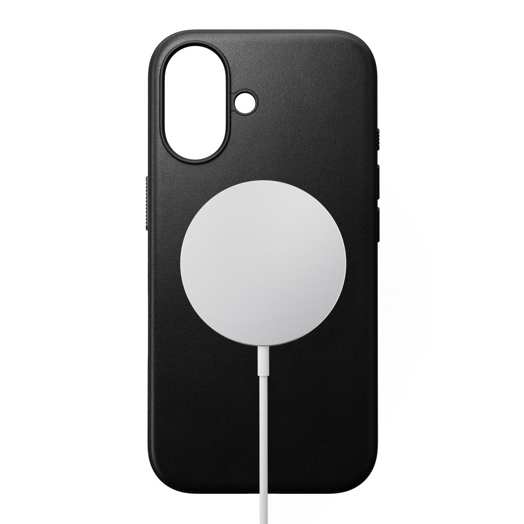 Nomad Modern Nomad Leather Case iPhone 16, Black