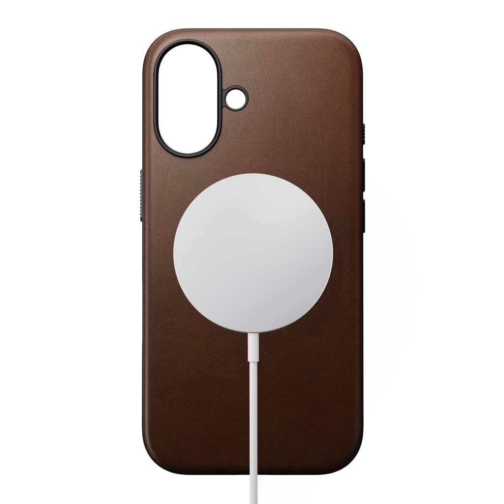 Nomad Modern Nomad Leather Case iPhone 16, Brown