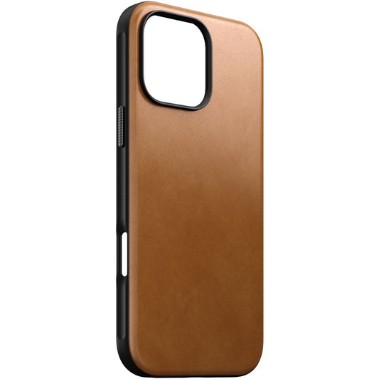 Nomad Modern Nomad Leather Case iPhone 16 Pro Max, English Tan-C