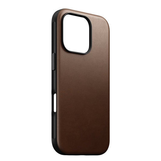 Nomad Modern Nomad Leather Case iPhone 16 Pro, Brown