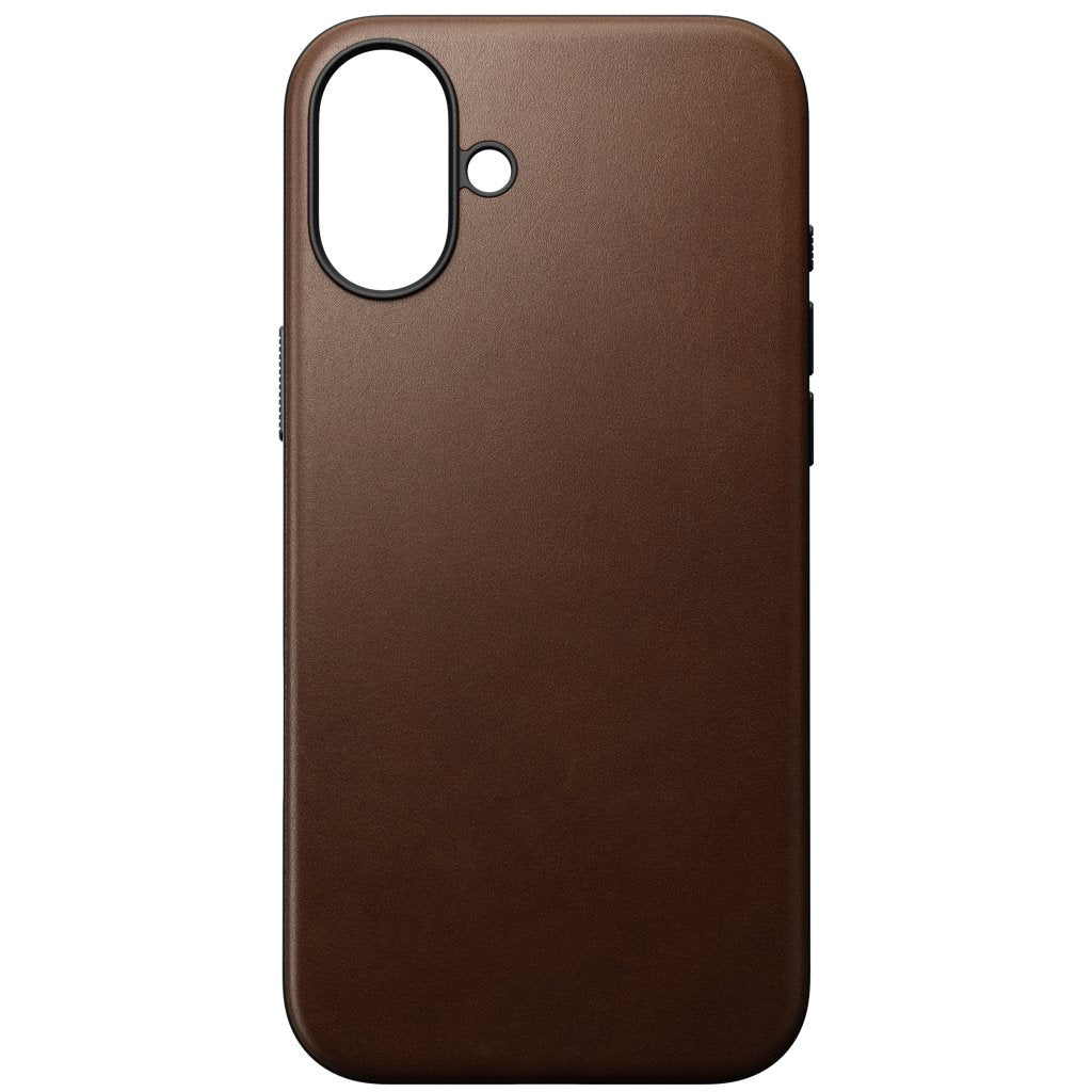 Nomad Modern Nomad Leather Case iPhone 16 Plus, Brown