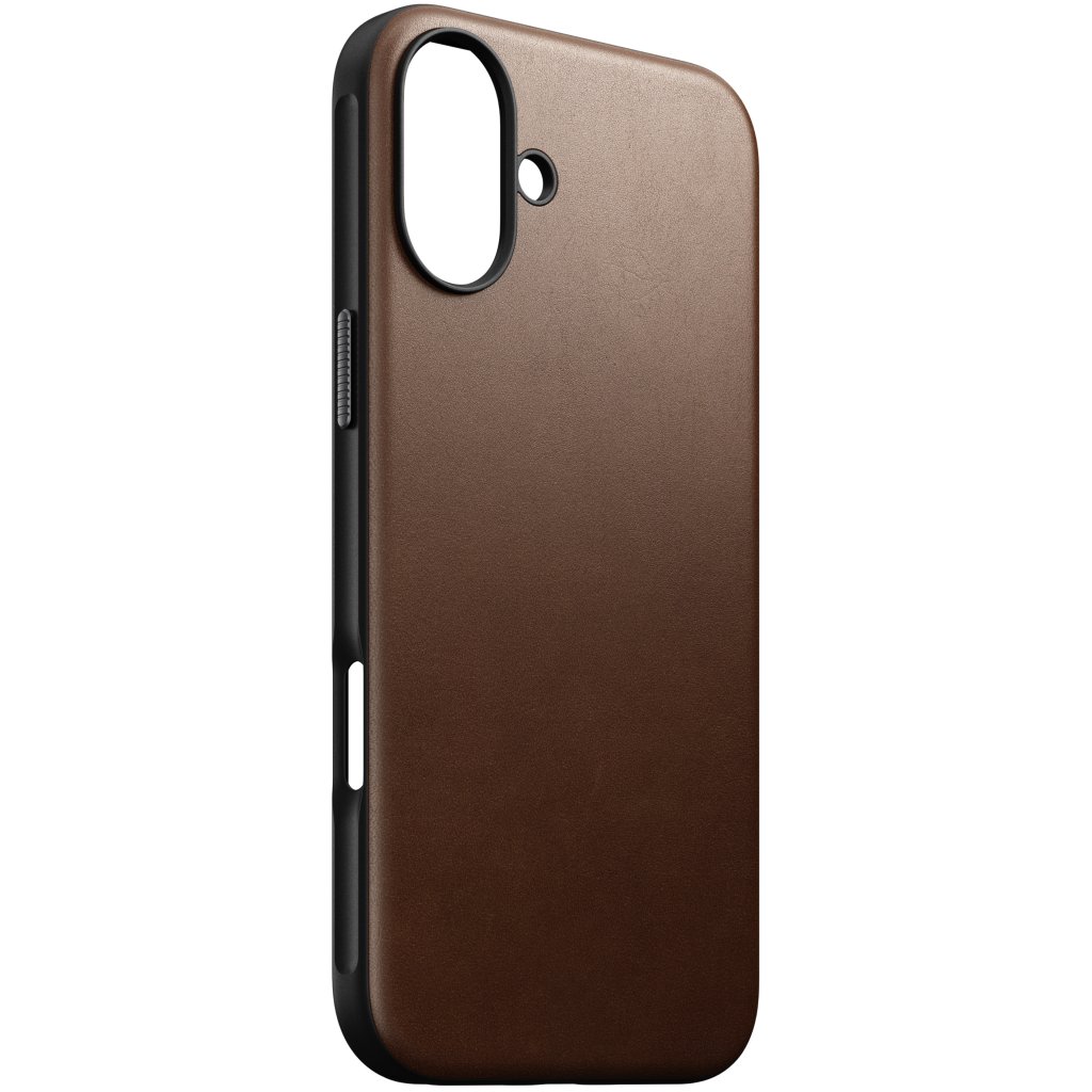 Nomad Modern Nomad Leather Case iPhone 16 Plus, Brown