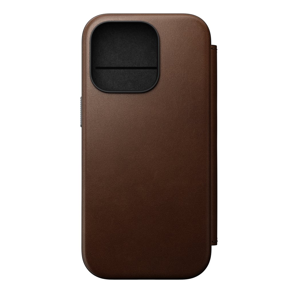 Nomad Modern Nomad Leather Folio iPhone 16 Pro, Brown