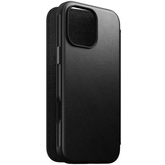 Nomad Modern Nomad Leather Folio iPhone 16 Pro Max, Black