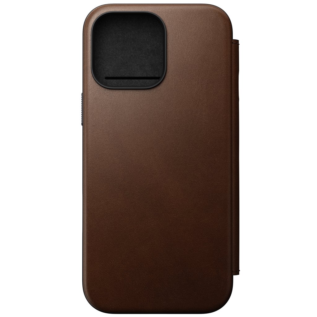 Nomad Modern Nomad Leather Folio iPhone 16 Pro Max, Brown