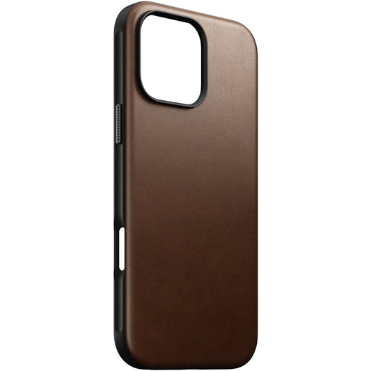 Nomad Modern Nomad Leather Case iPhone 16 Pro Max, Brown