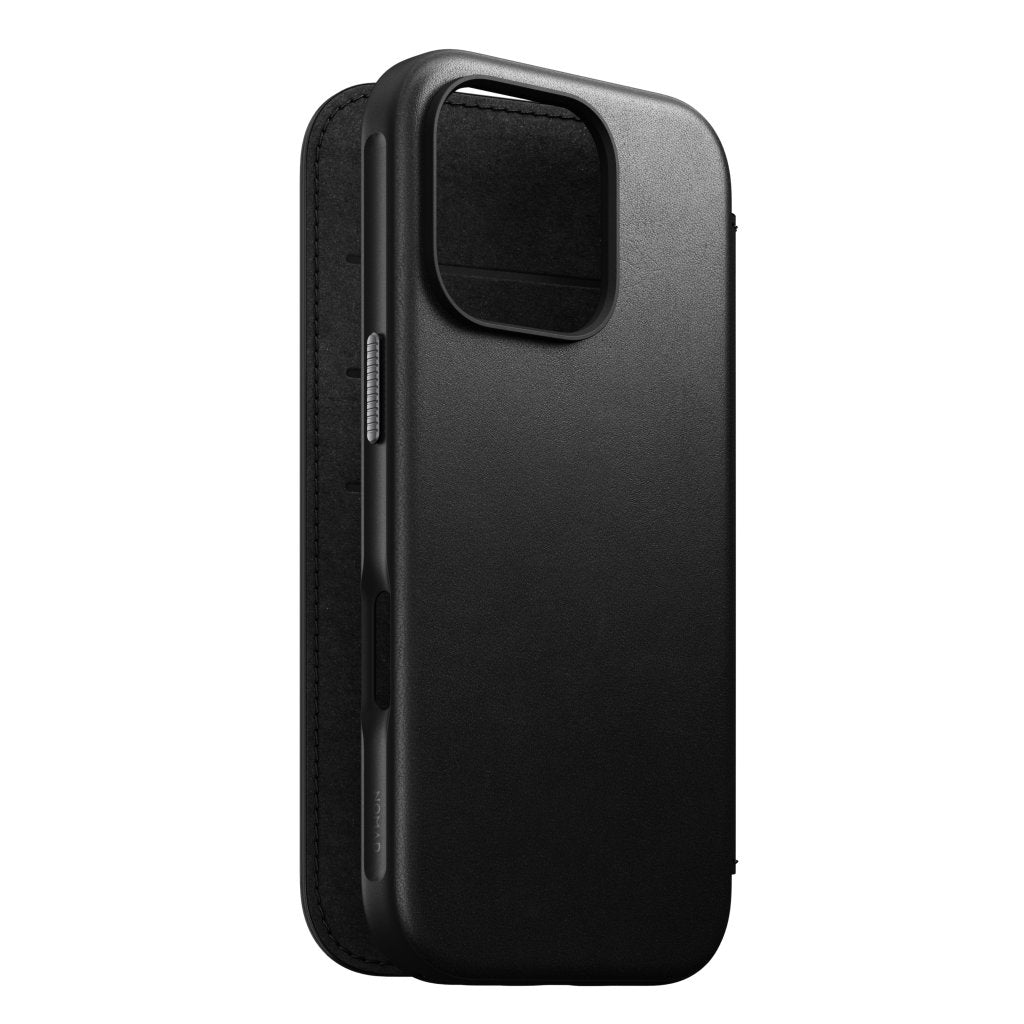 Nomad Modern Nomad Leather Folio iPhone 16 Pro, Black