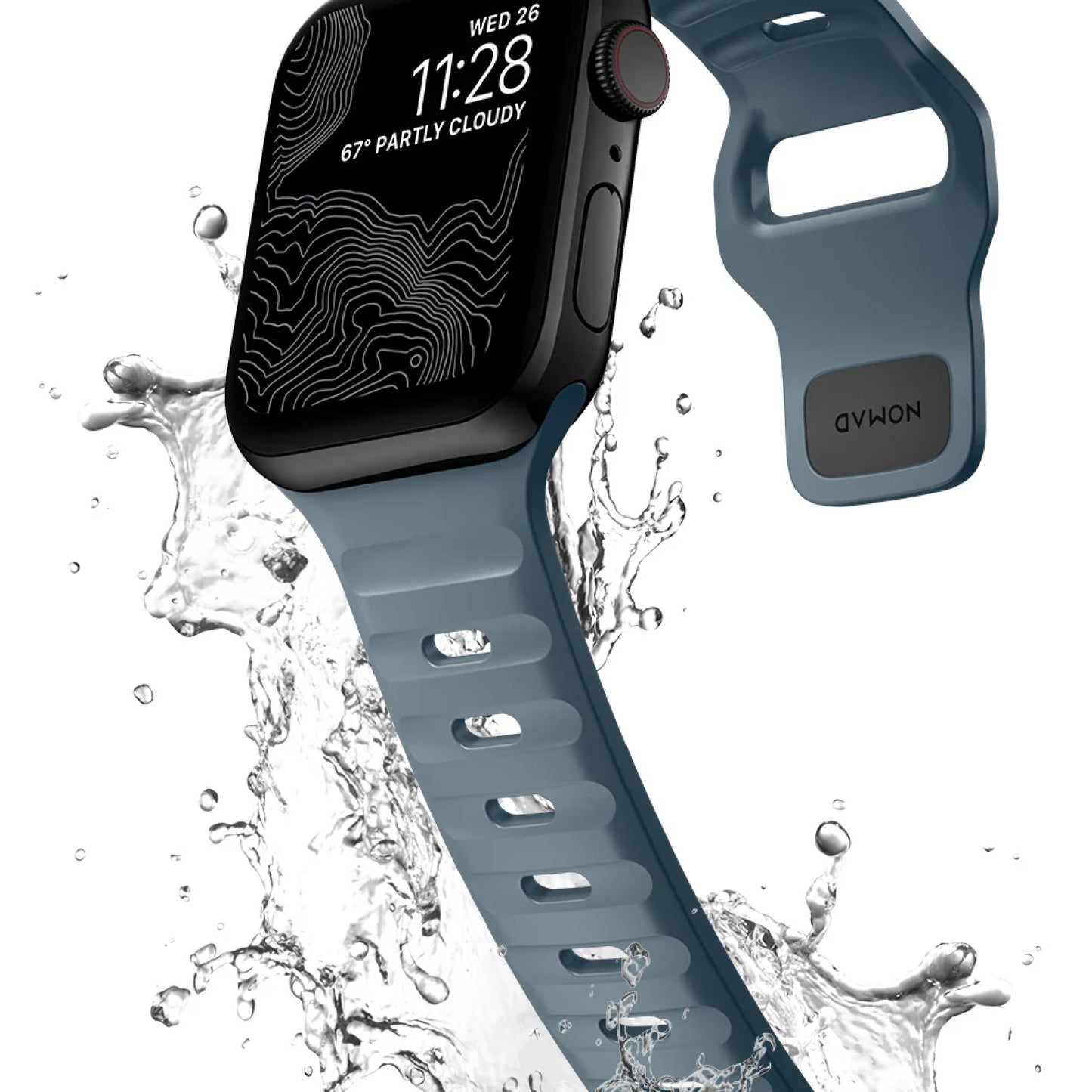 Nomad Sport Band Apple Watch 44/45/49mm, Marine Blue