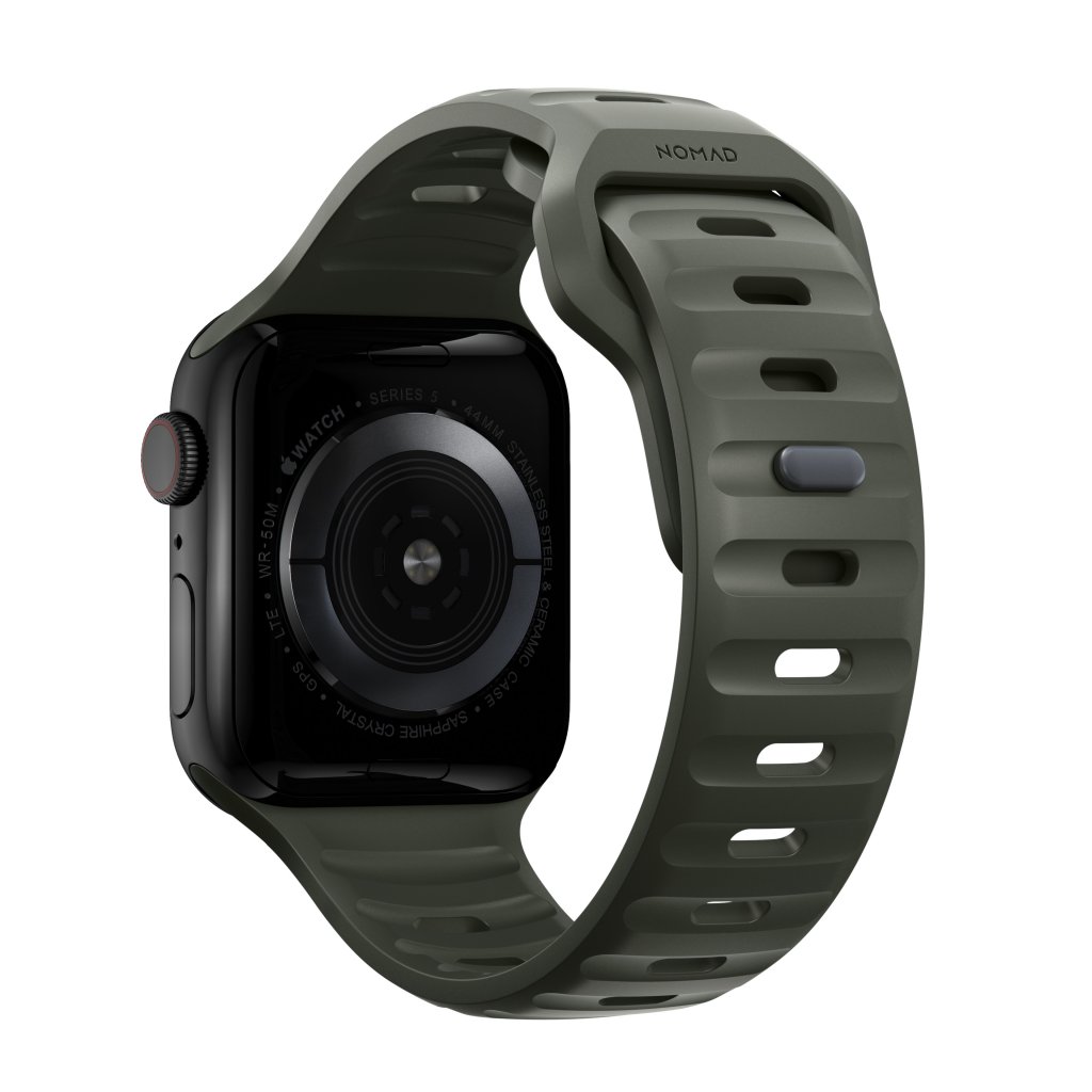 Nomad Sport Band Apple Watch 44/45/49mm, Ash Green