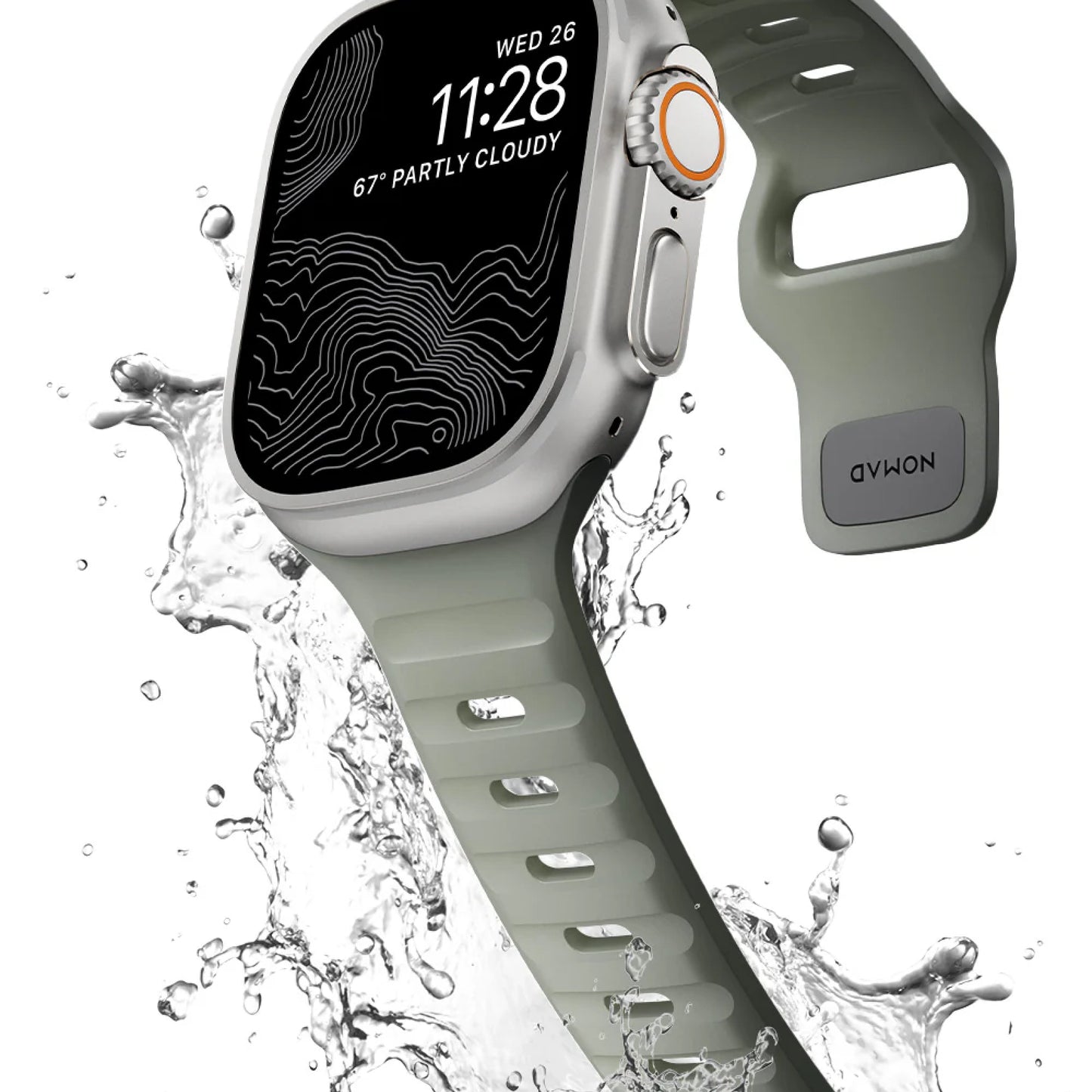 Nomad Sport Band Apple Watch 44/45/49mm, Coastal Rock