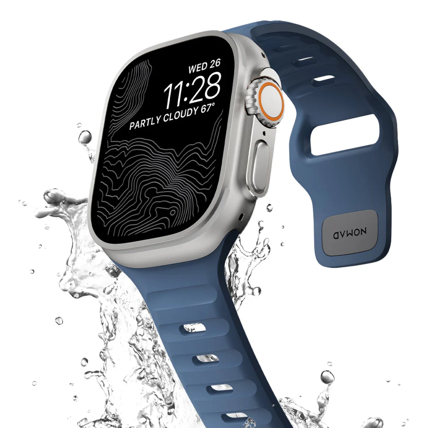 Nomad Sport Band Apple Watch 44/45/49mm, Naval Blue